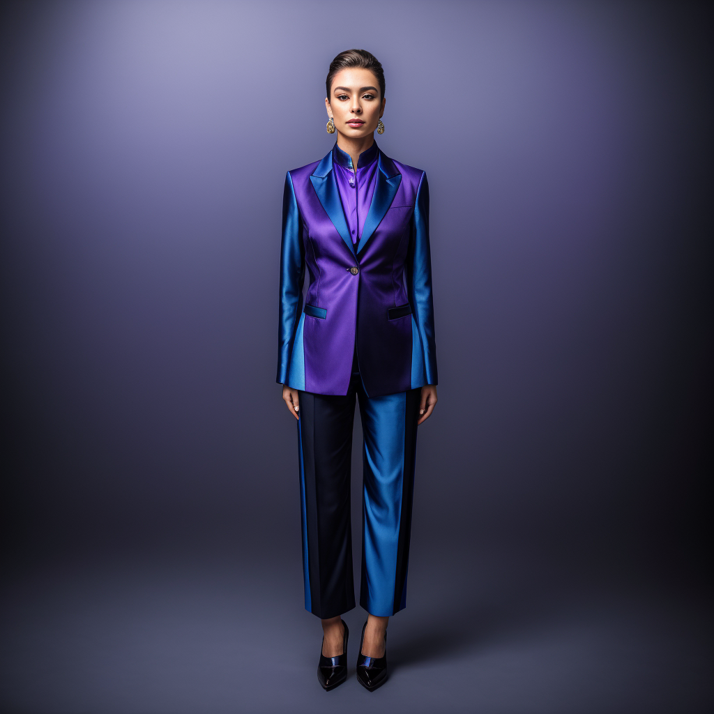 Design criado com Audaces Sofia - Terno elegante com IA